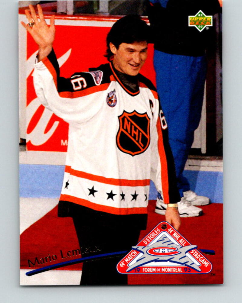 1993-94 Upper Deck Locker All-Stars #6 Mario Lemieux MINT Penguins V33374