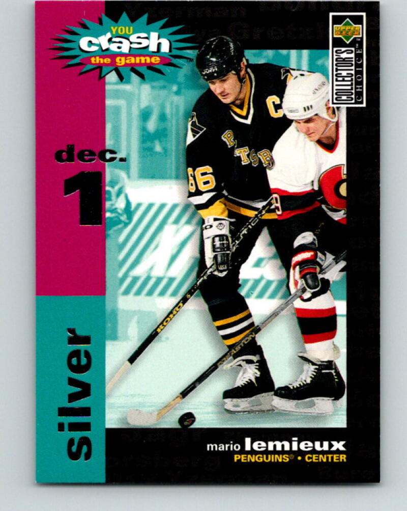 1995-96 Collector's Choice Crash The Game #C25 Mario Lemieux V33375