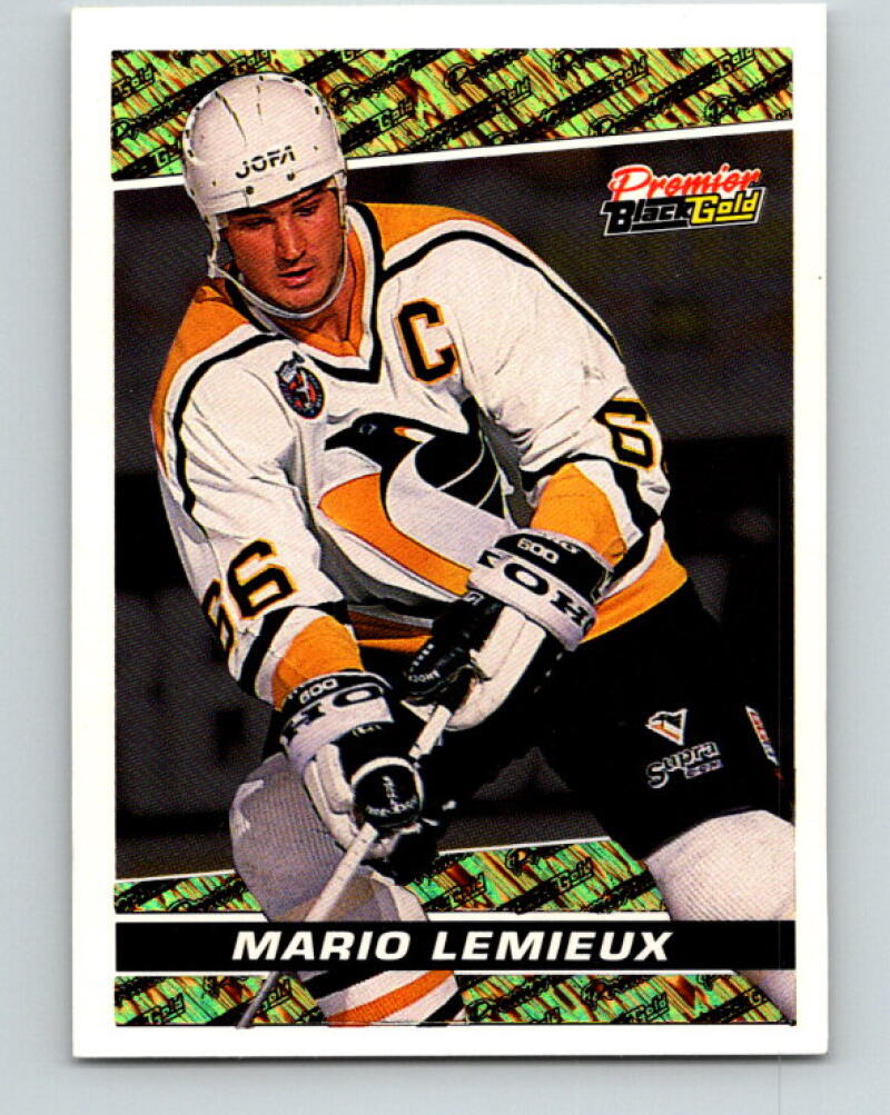 1993-94 Topps Premier Black Gold #9 Mario Lemieux MINT Penguins V33376