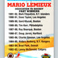 1993-94 Stadium Club #146 Mario Lemieux Masterton Trophy V33382