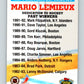 1993-94 Stadium Club #146 Mario Lemieux Masterton Trophy V33383