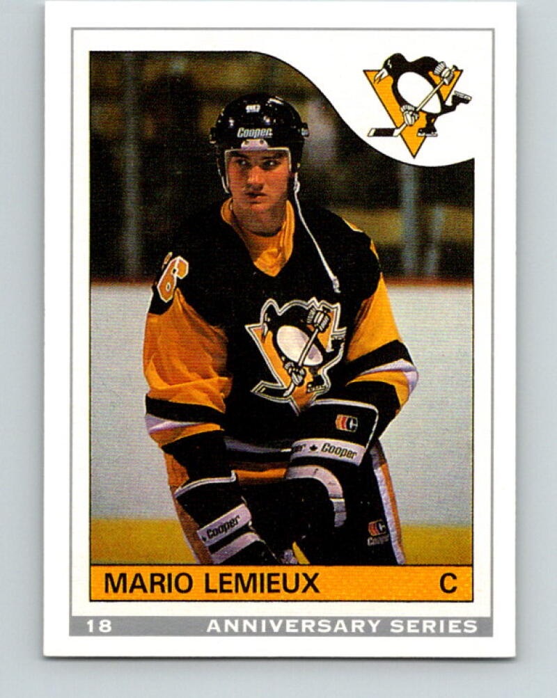 1992-93 O-Pee-Chee 25th Anniversary Inserts #18 Mario Lemieux V33390