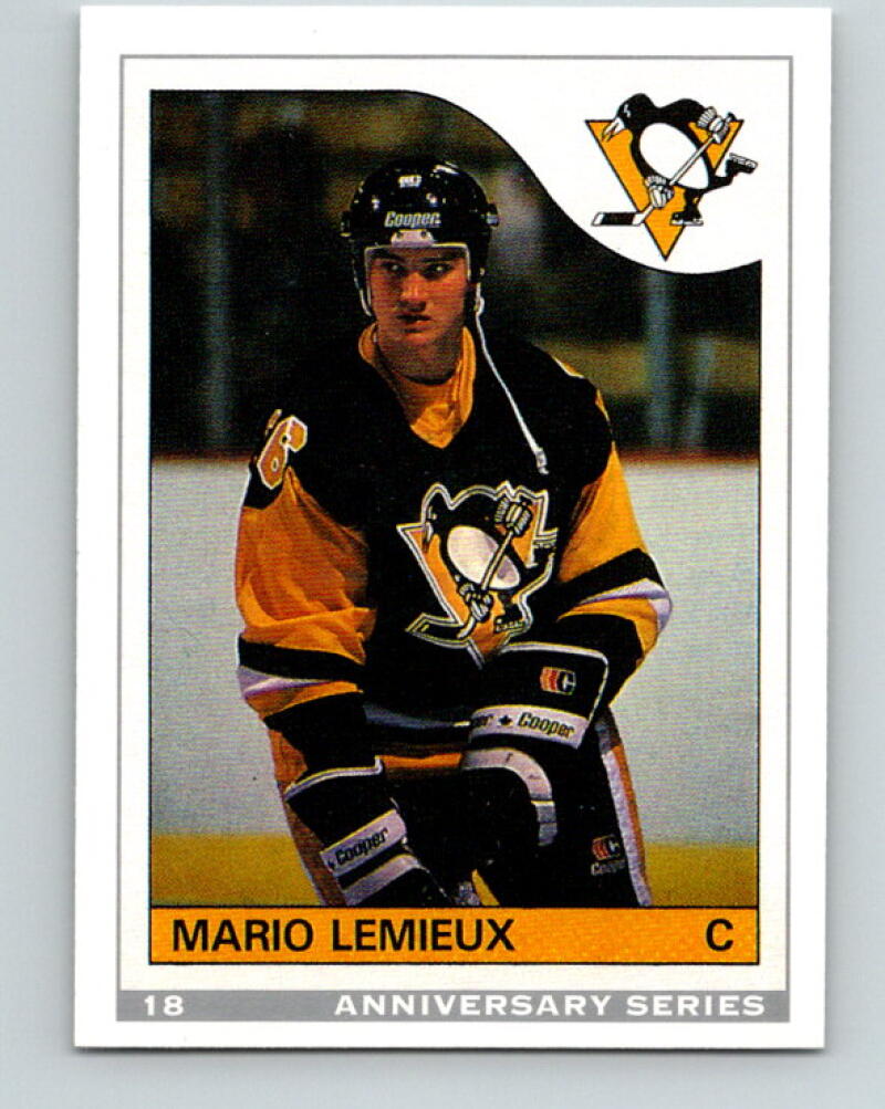 1992-93 O-Pee-Chee 25th Anniversary Inserts #18 Mario Lemieux V33391