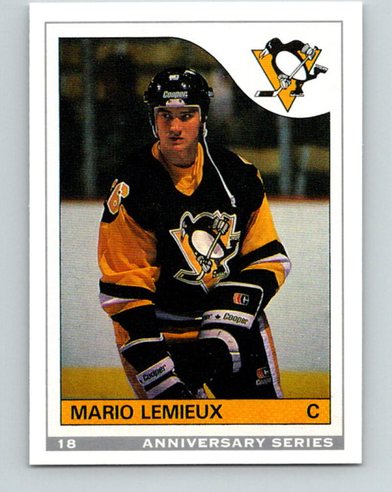 1992-93 O-Pee-Chee 25th Anniversary Inserts #18 Mario Lemieux V33393