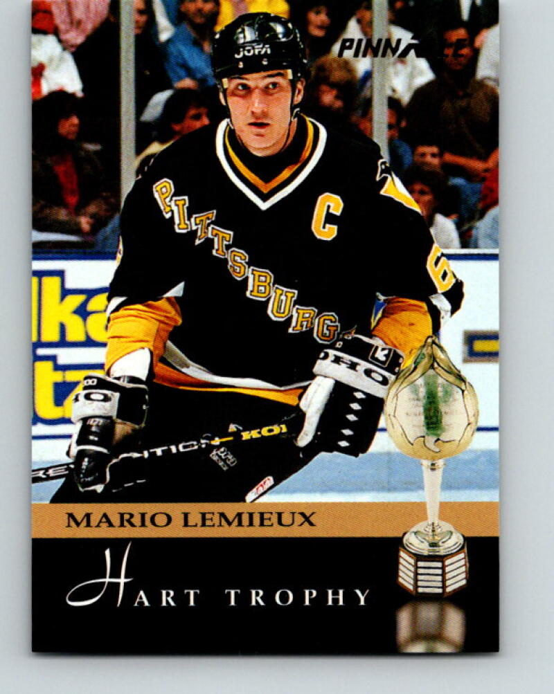 1993-94 Pinnacle #221 Mario Lemieux AW Pittsburgh Penguins V33406