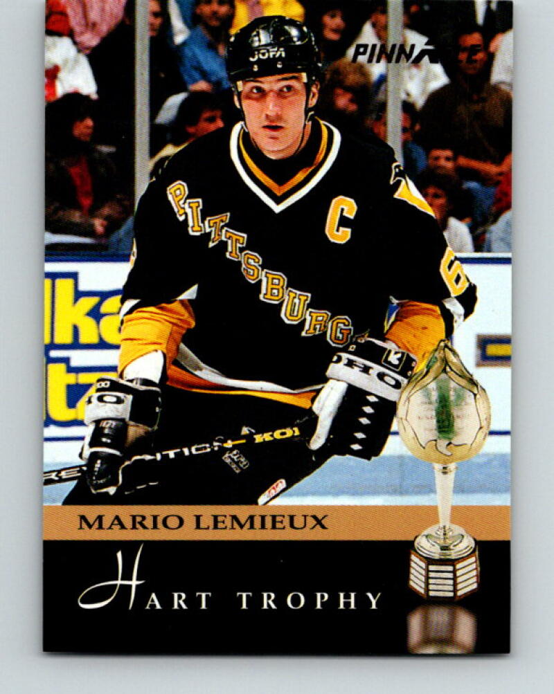 1993-94 Pinnacle #221 Mario Lemieux AW Pittsburgh Penguins V33407