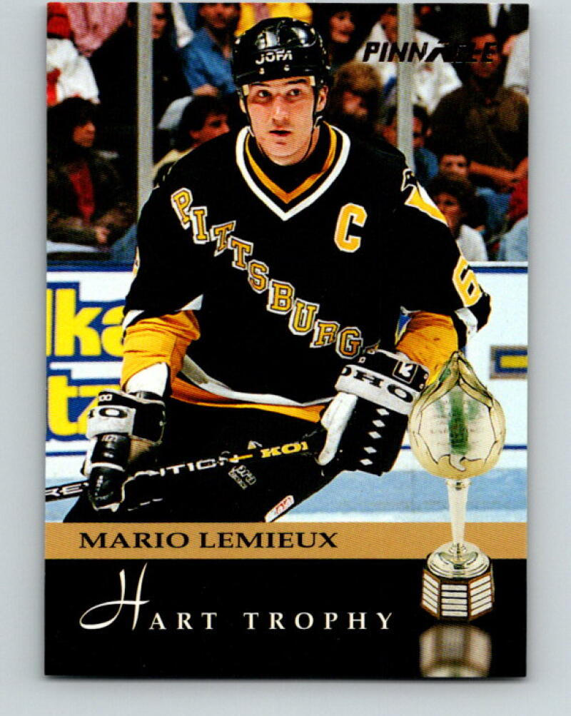 1993-94 Pinnacle #221 Mario Lemieux AW Pittsburgh Penguins V33409