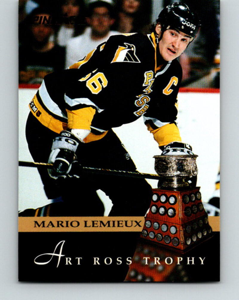 1993-94 Pinnacle #230 Mario Lemieux AW Pittsburgh Penguins V33410