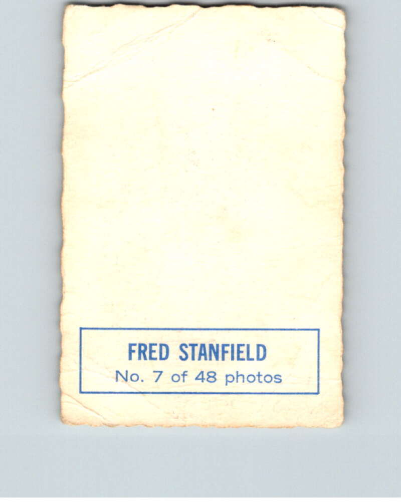 1970-71 O-Pee-Chee Deckle #7 Fred Stanfield   V33420