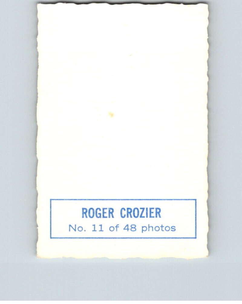 1970-71 O-Pee-Chee Deckle #11 Roger Crozier   V33439