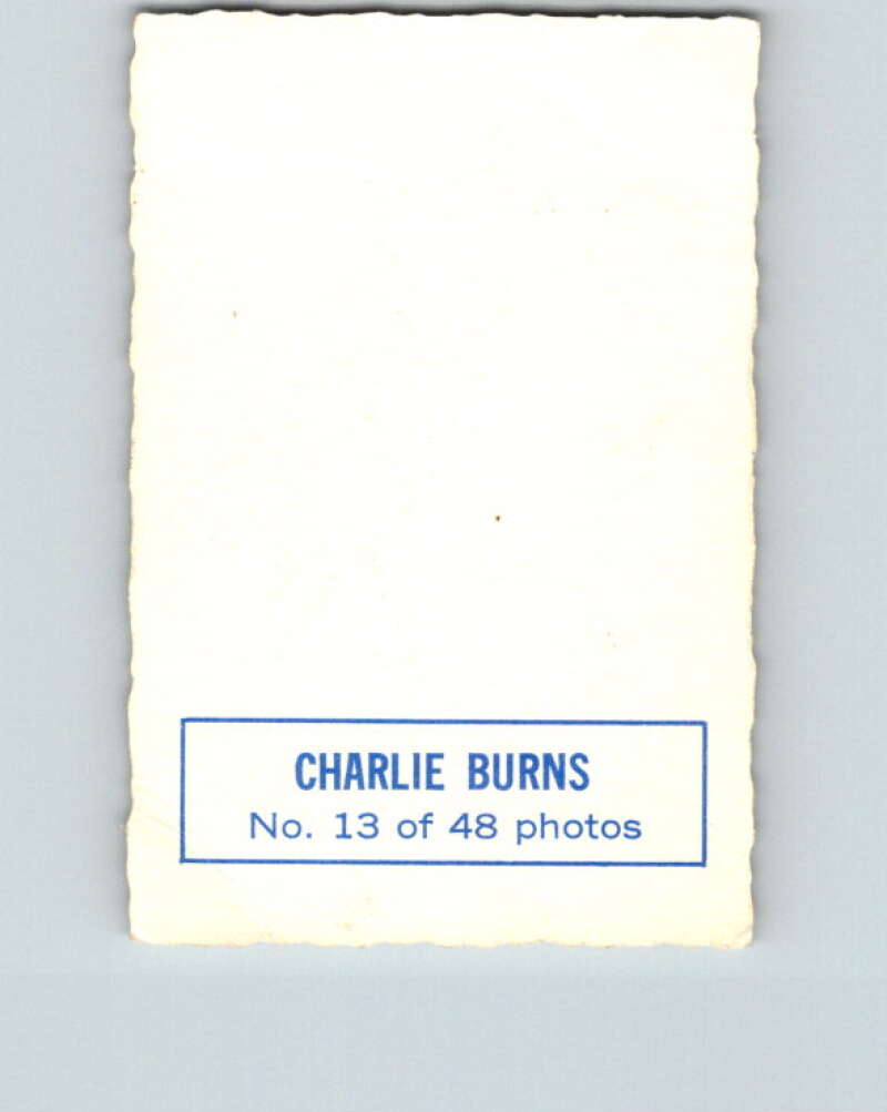 1970-71 O-Pee-Chee Deckle #13 Charlie Burns   V33446