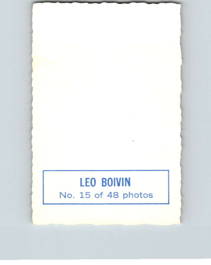 1970-71 O-Pee-Chee Deckle #15 Leo Boivin   V33452