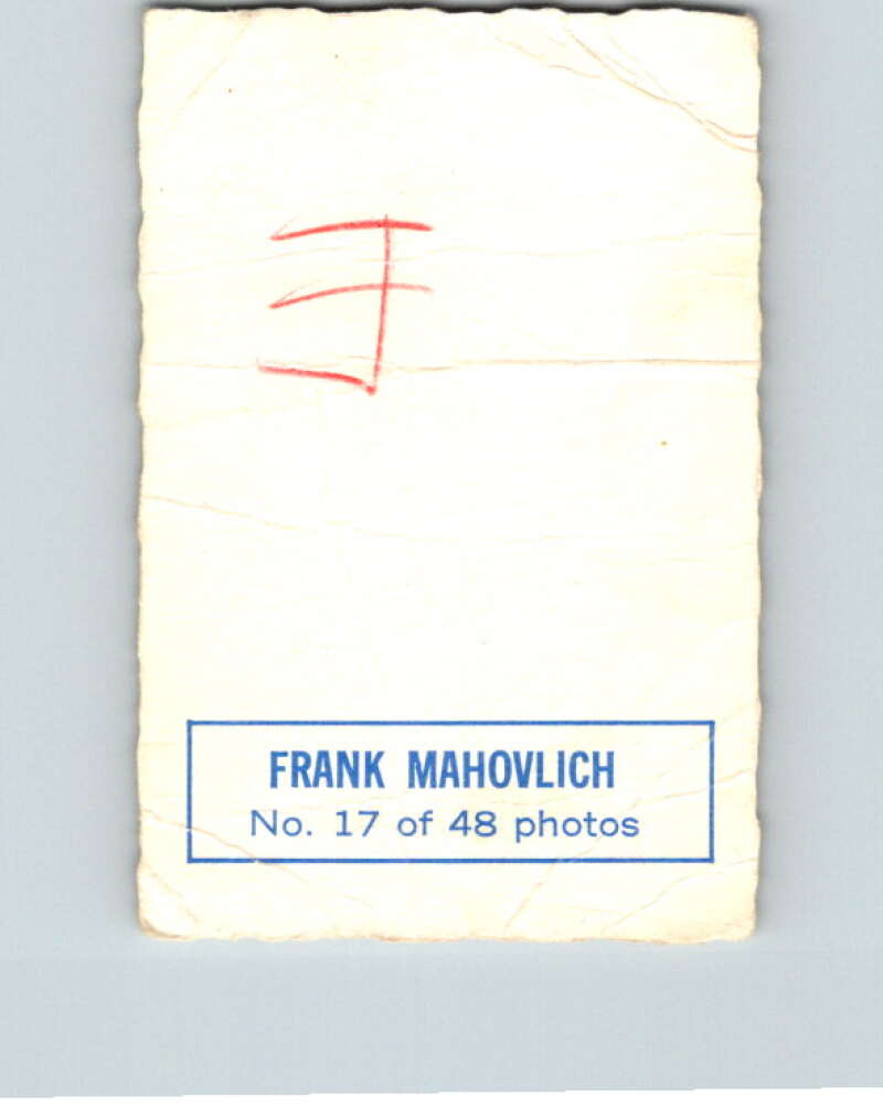 1970-71 O-Pee-Chee Deckle #17 Frank Mahovlich   V33458