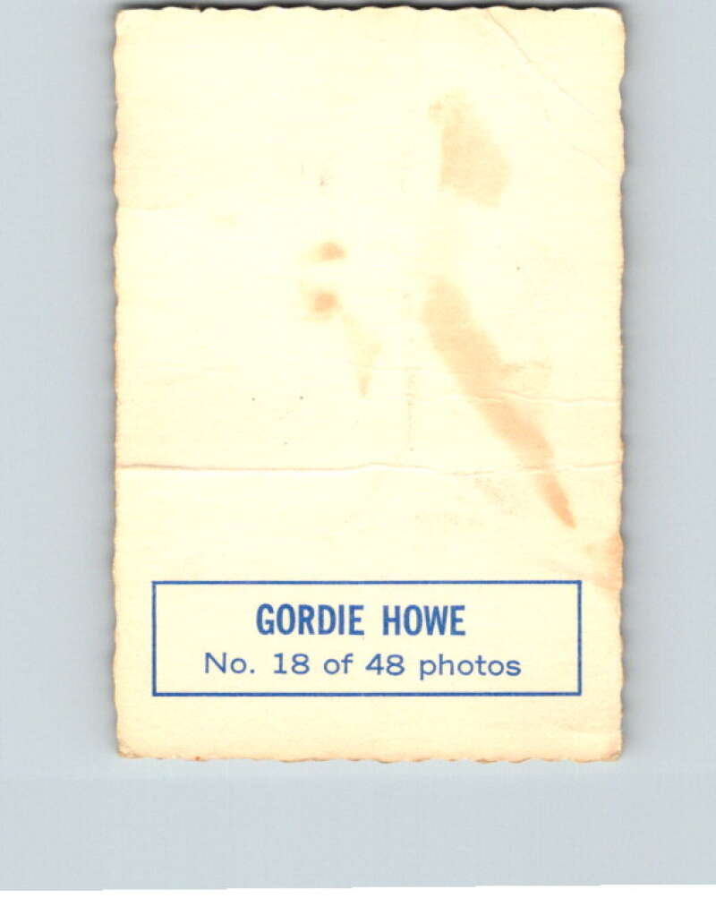 1970-71 O-Pee-Chee Deckle #18 Gordie Howe   V33459