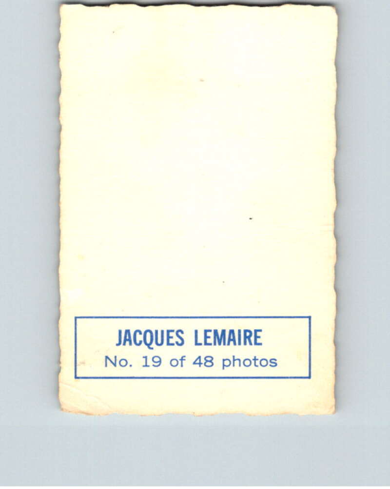1970-71 O-Pee-Chee Deckle #19 Jacques Lemaire   V33460