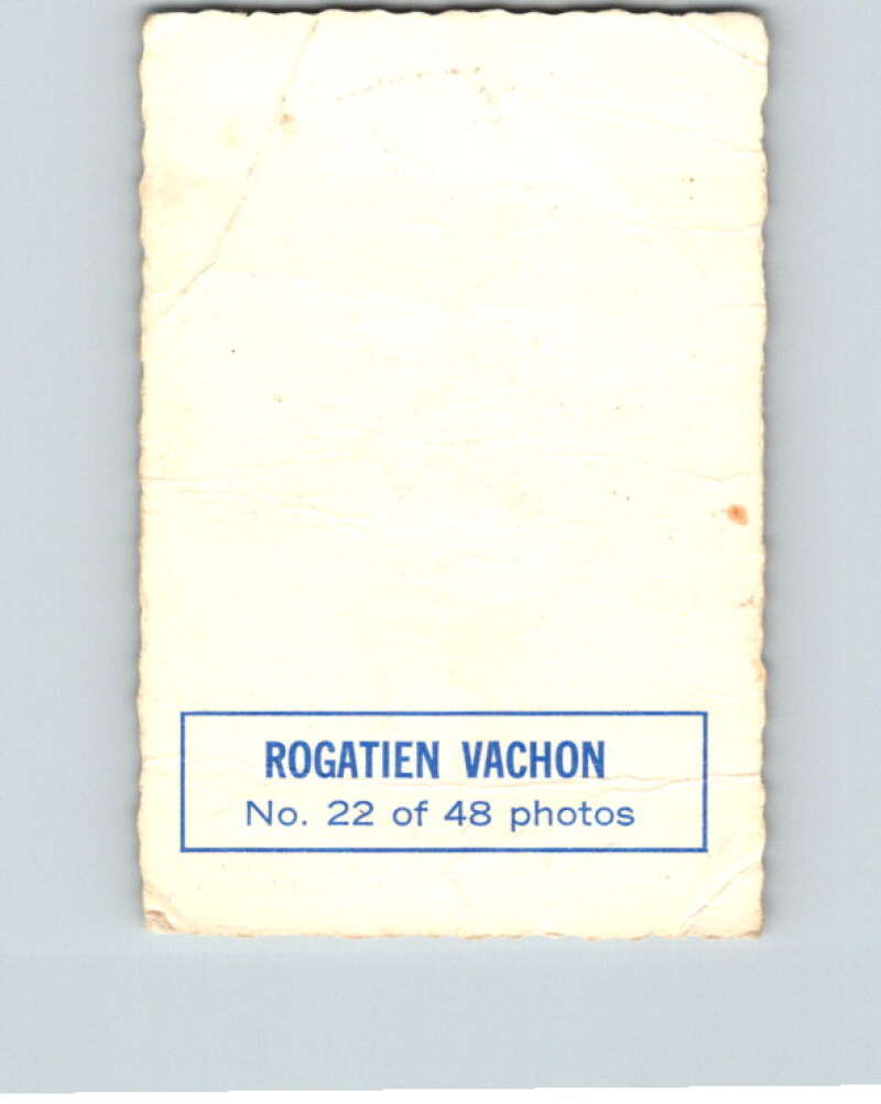 1970-71 O-Pee-Chee Deckle #22 Rogatien Vachon   V33466