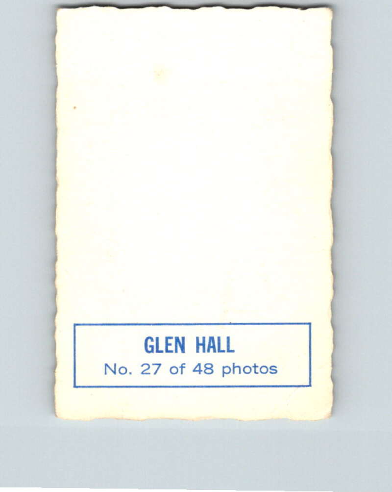 1970-71 O-Pee-Chee Deckle #27 Glenn Hall   V33477