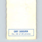 1970-71 O-Pee-Chee Deckle #28 Gary Sabourin   V33483