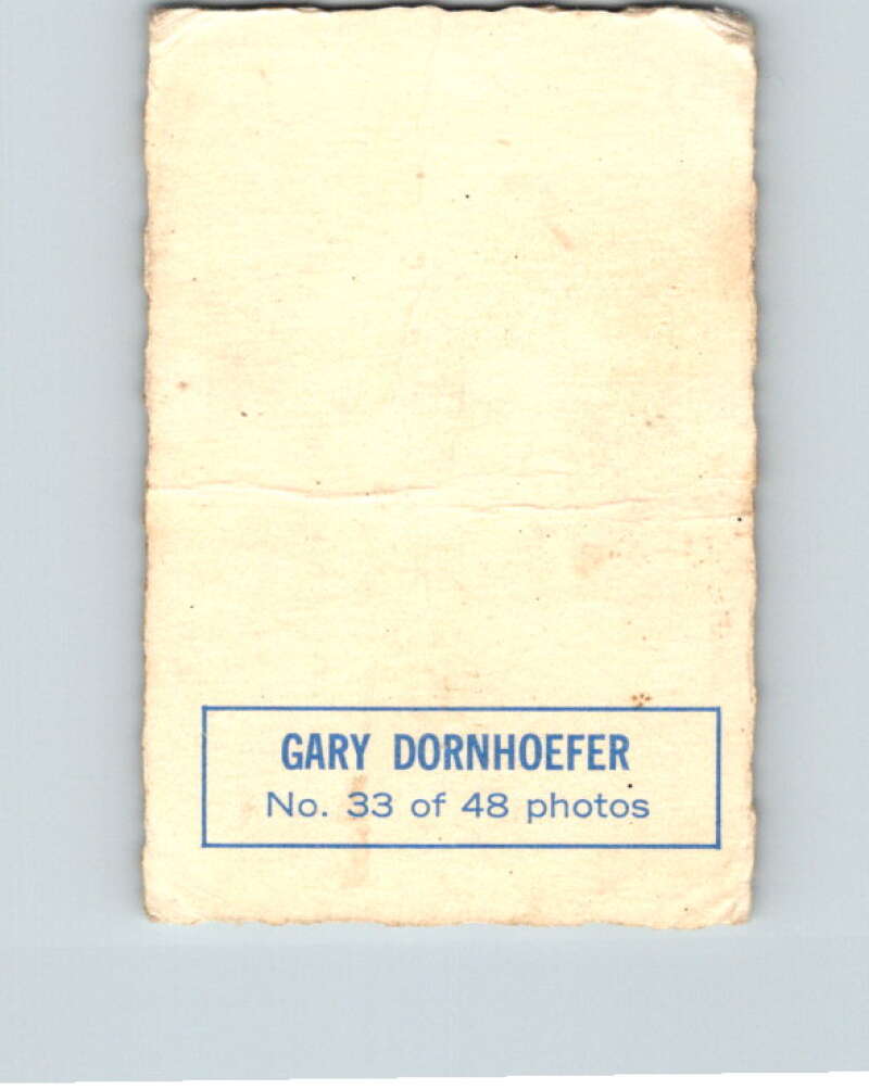 1970-71 O-Pee-Chee Deckle #33 Gary Dornhoefer   V33492