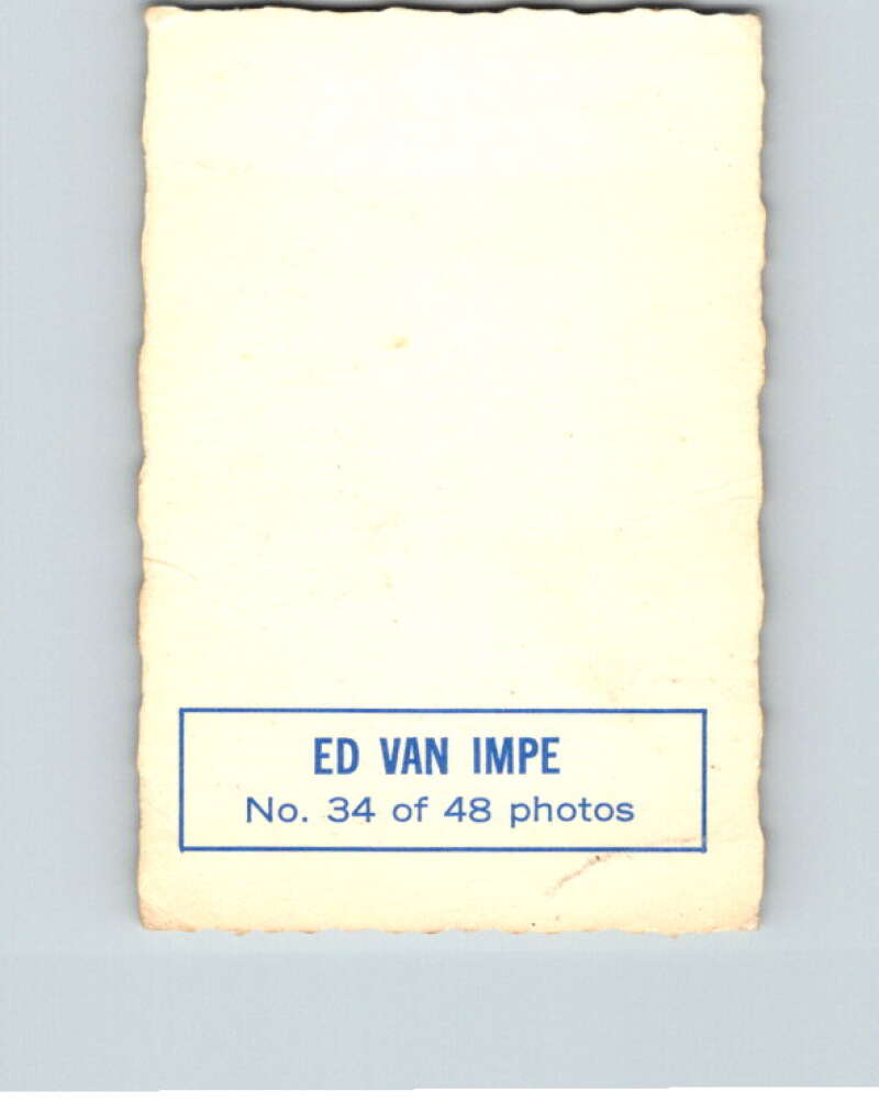 1970-71 O-Pee-Chee Deckle #34 Ed Van Impe   V33494