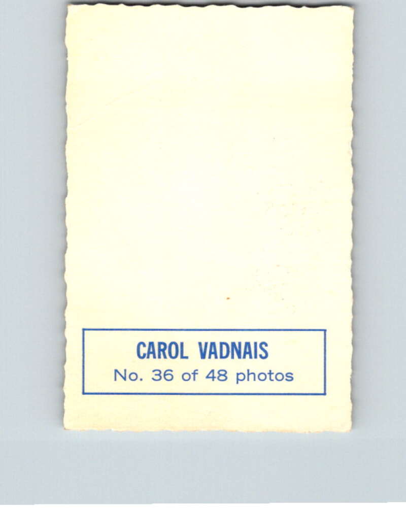 1970-71 O-Pee-Chee Deckle #36 Carol Vadnais   V33496
