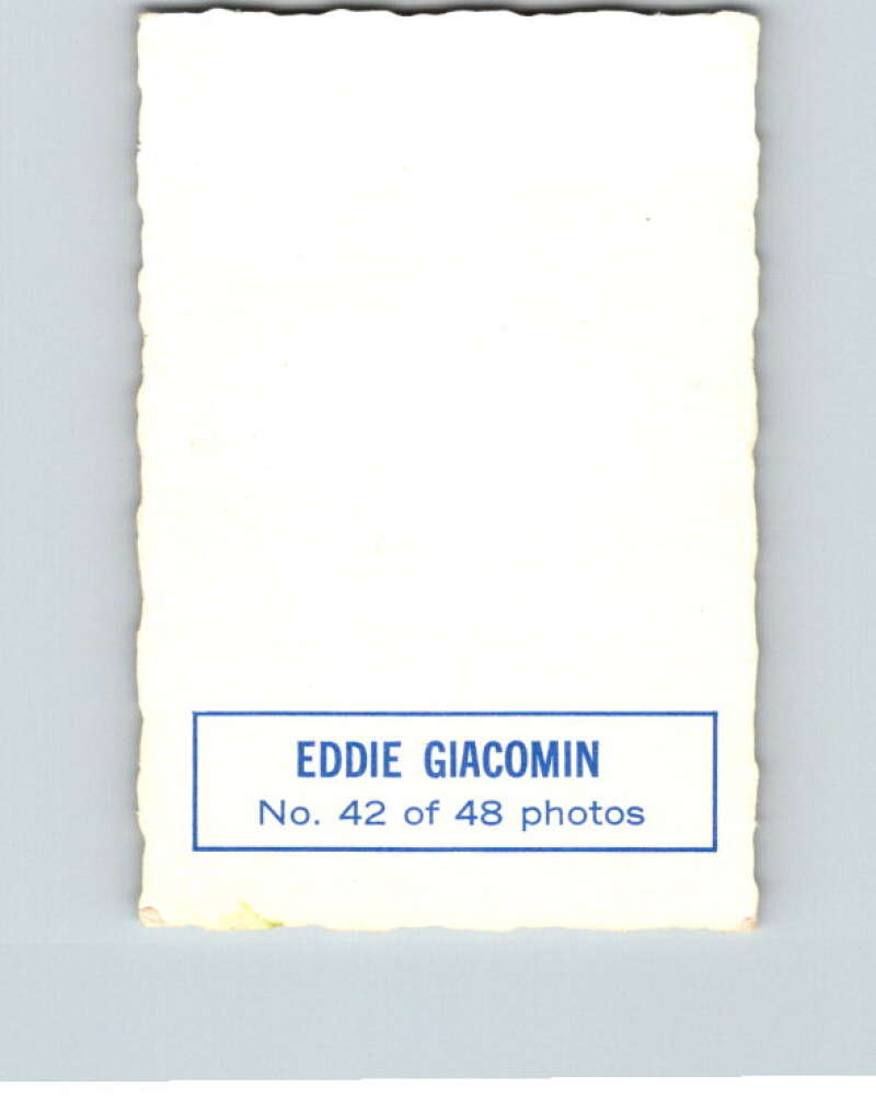 1970-71 O-Pee-Chee Deckle #42 Ed Giacomin   V33502