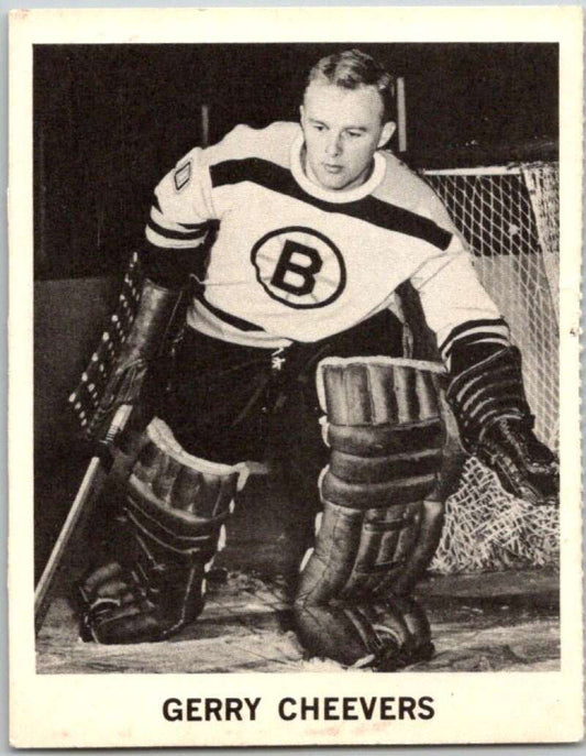 1965-66 Coca-Cola #1 Gerry Cheevers  Boston Bruins  X0001