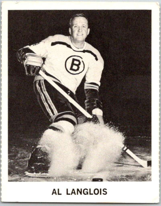 1965-66 Coca-Cola #2 Albert Langlois  Boston Bruins  X0002