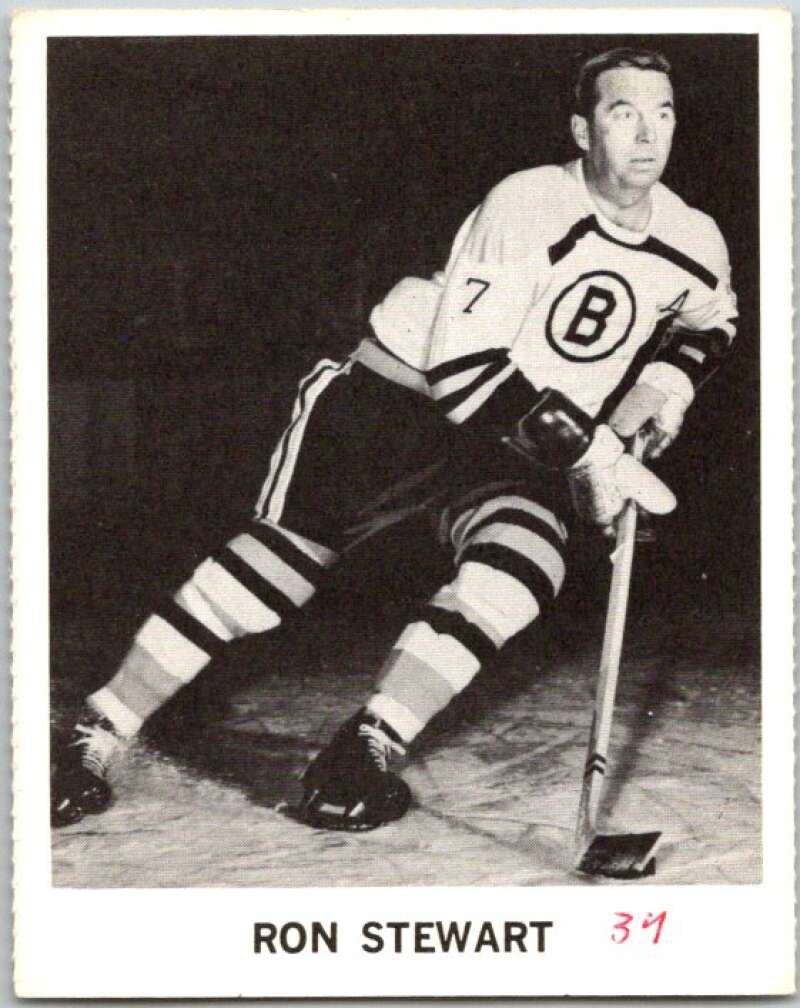 1965-66 Coca-Cola #4 Ron Stewart  Boston Bruins  X0006