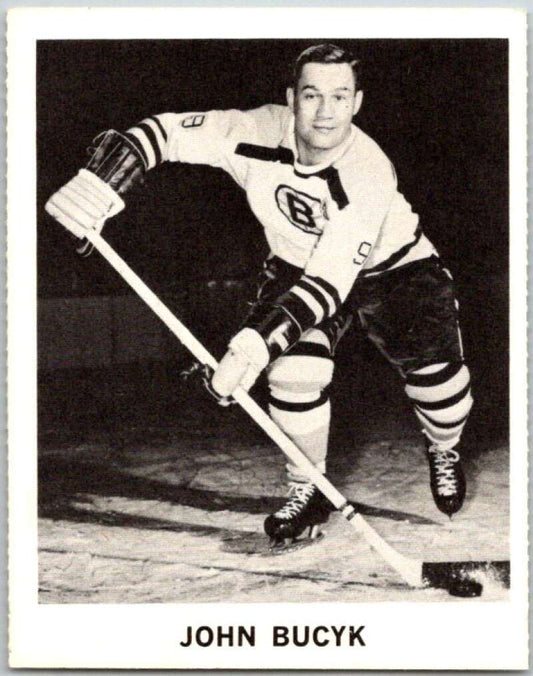 1965-66 Coca-Cola #6 Johnny Bucyk  Boston Bruins  X0009