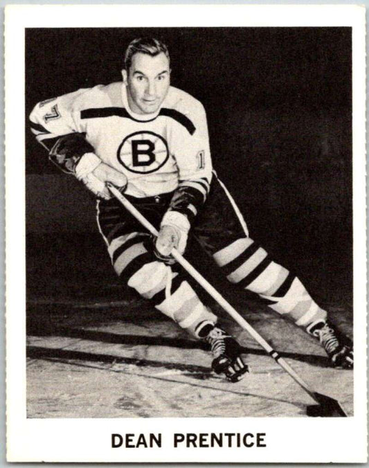 1965-66 Coca-Cola #10 Dean Prentice  Boston Bruins  X0015
