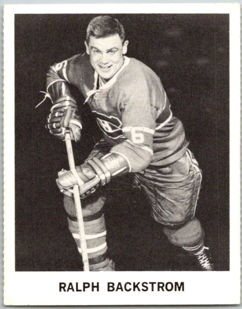 1965-66 Coca-Cola #59 Ralph Backstrom  Montreal Canadiens  X0099