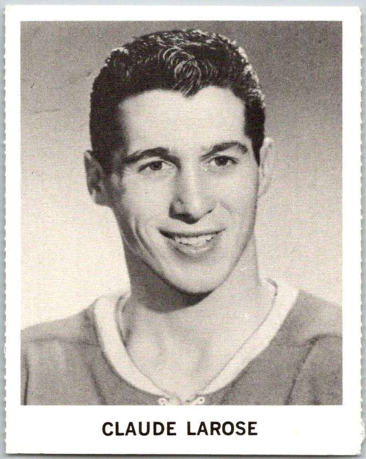 1965-66 Coca-Cola #62 Claude Larose  Montreal Canadiens  X0106