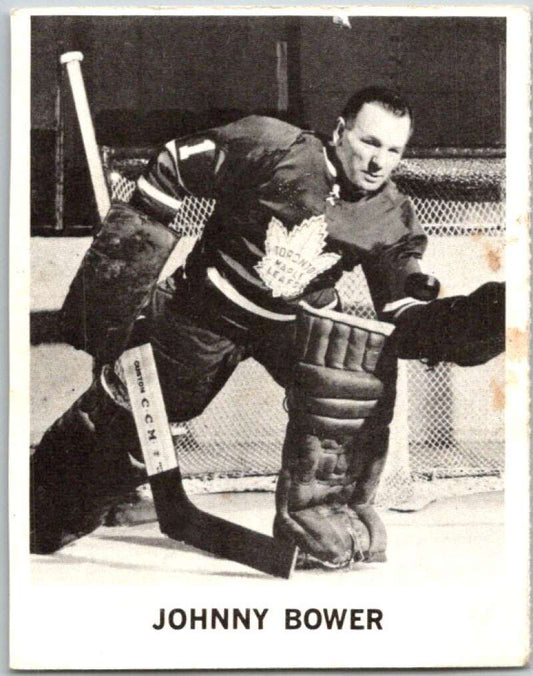 1965-66 Coca-Cola #91 Johnny Bower  Toronto Maple Leafs  X0156