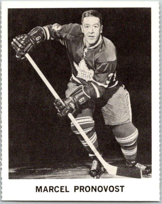 1965-66 Coca-Cola #92 Marcel Pronovost  Toronto Maple Leafs  X0157
