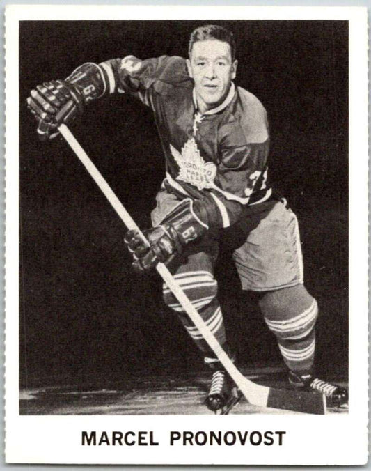 1965-66 Coca-Cola #92 Marcel Pronovost  Toronto Maple Leafs  X0158