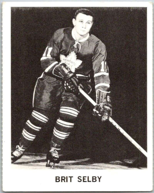 1965-66 Coca-Cola #97 Brit Selby  Toronto Maple Leafs  X0164
