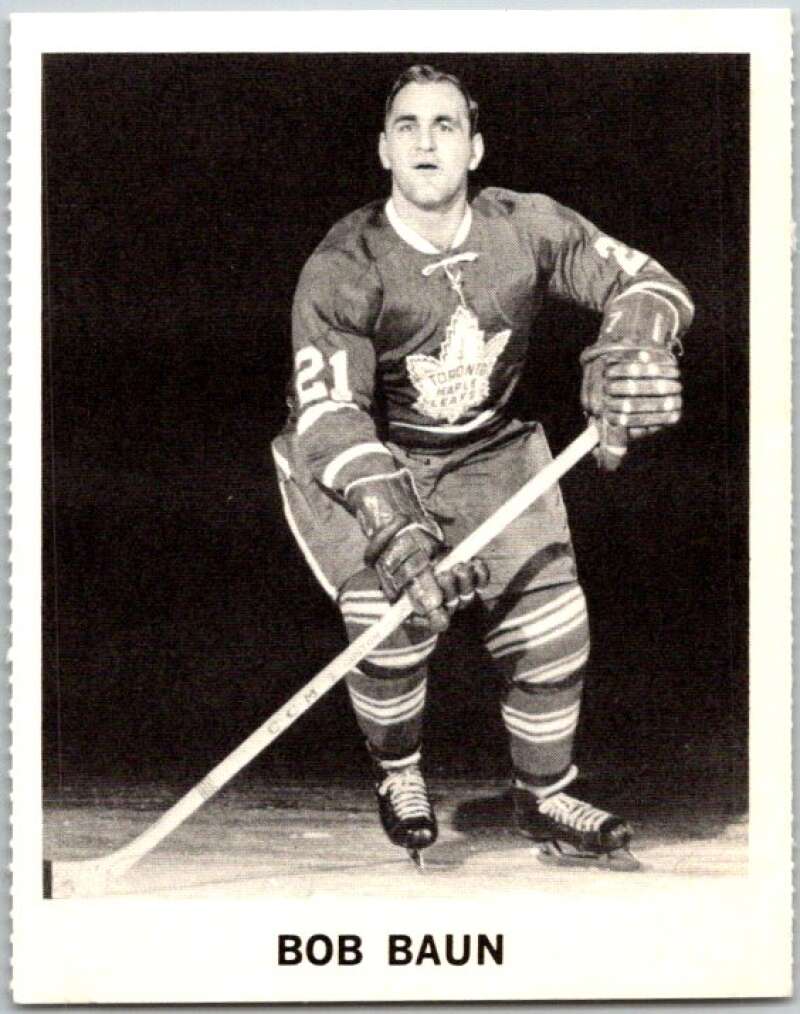 1965-66 Coca-Cola #103 Bob Baun  Toronto Maple Leafs  X0179