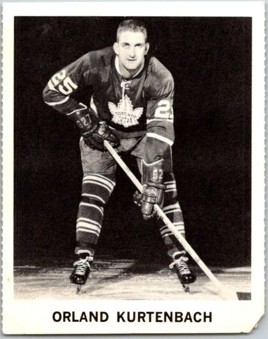 1965-66 Coca-Cola #105 Orland Kurtenbach  Toronto Maple Leafs  X0182
