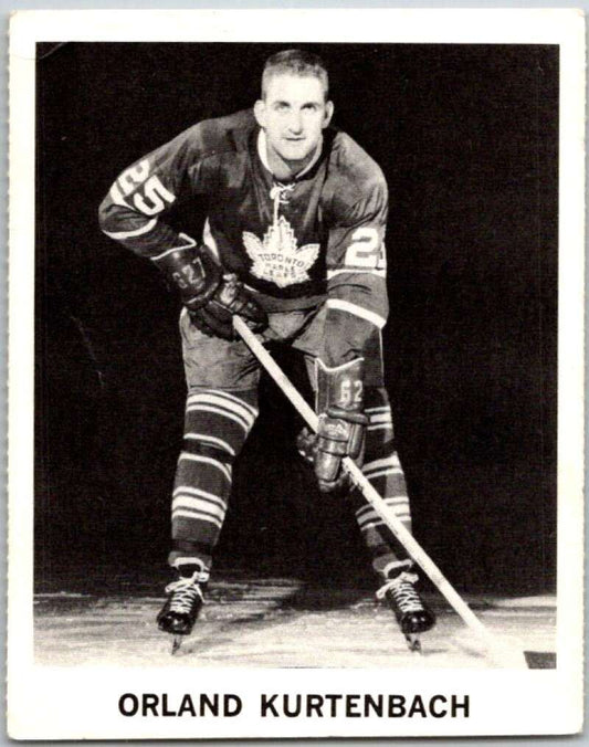 1965-66 Coca-Cola #105 Orland Kurtenbach  Toronto Maple Leafs  X0183