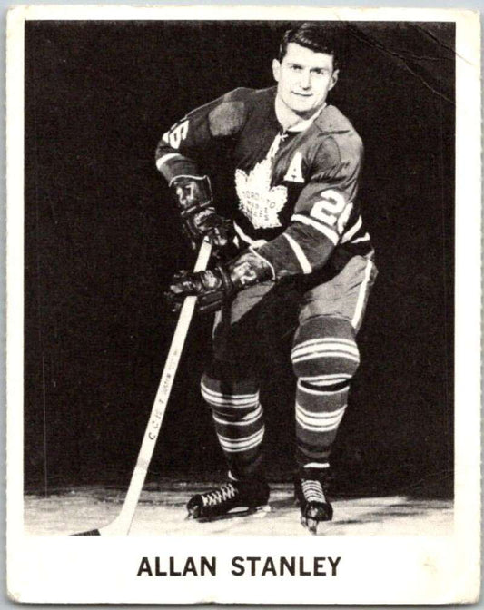 1965-66 Coca-Cola #106 Allan Stanley  Toronto Maple Leafs  X0184
