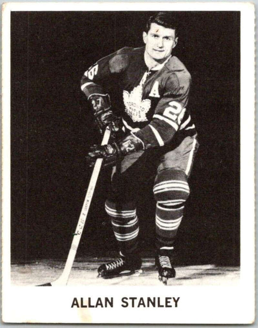 1965-66 Coca-Cola #106 Allan Stanley  Toronto Maple Leafs  X0185