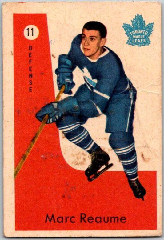 1959-60 Parkhurst #11 Marc Reaume Toronto Maple Leafs V33519