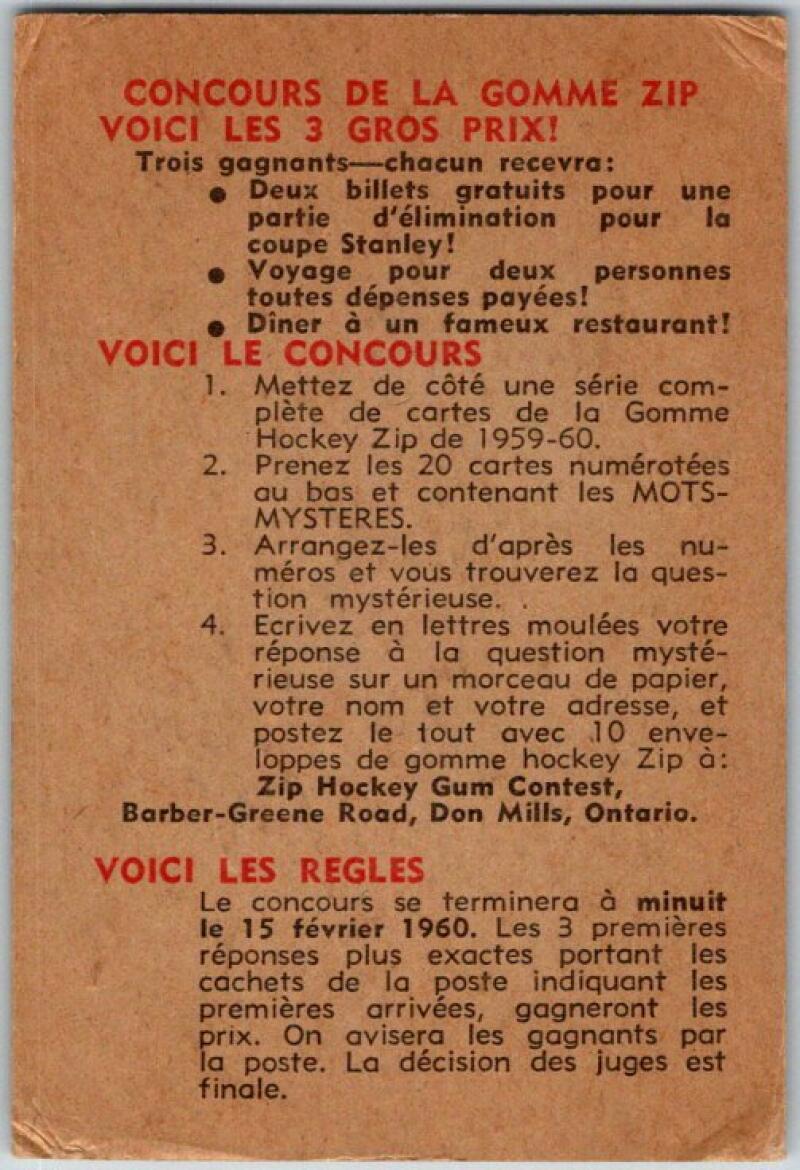 1959-60 Parkhurst #22 Ken Reardon Montreal Canadiens V35522