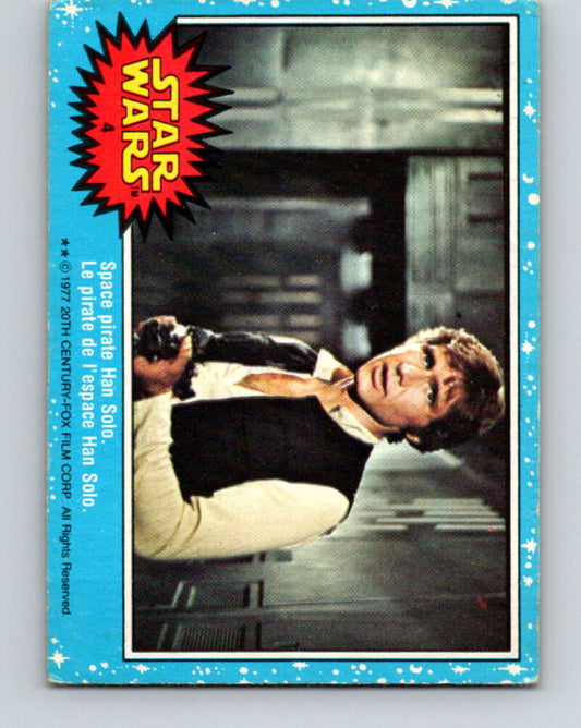 1977 OPC Star Wars #4 Space pirate Han Solo   V33548