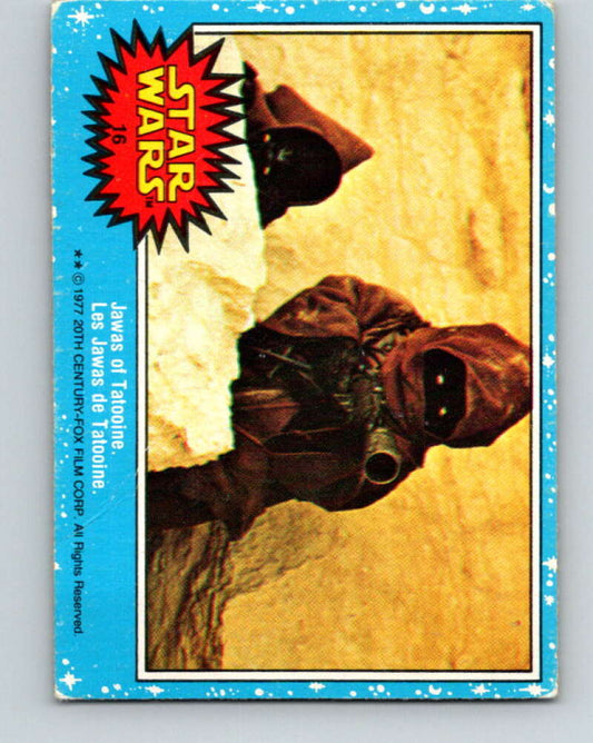 1977 OPC Star Wars #16 Jawas of Tatooine   V33609