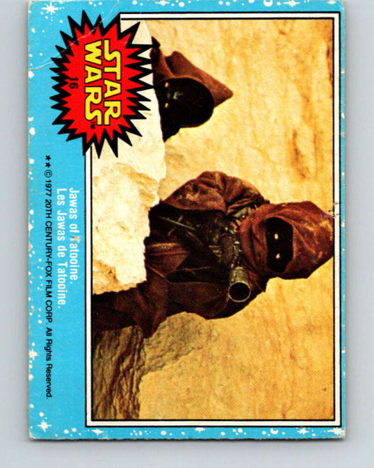 1977 OPC Star Wars #16 Jawas of Tatooine   V33610