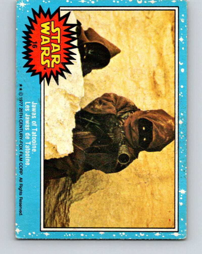 1977 OPC Star Wars #16 Jawas of Tatooine   V33612