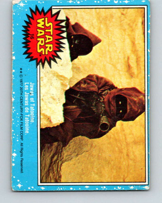 1977 OPC Star Wars #16 Jawas of Tatooine   V33613