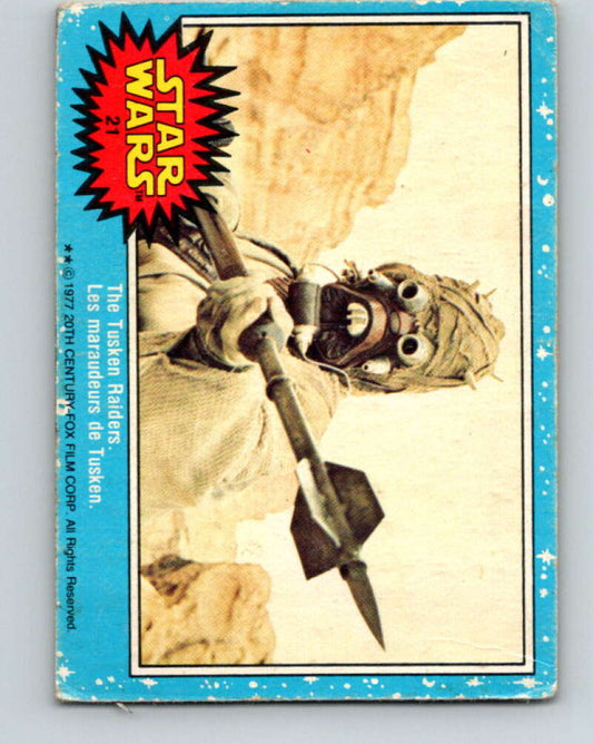 1977 OPC Star Wars #21 The Tusken Raiders   V33635